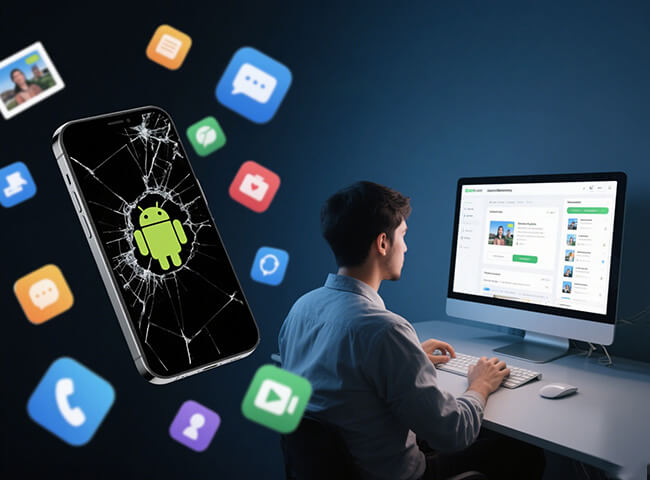 Broken Android Data Extraction