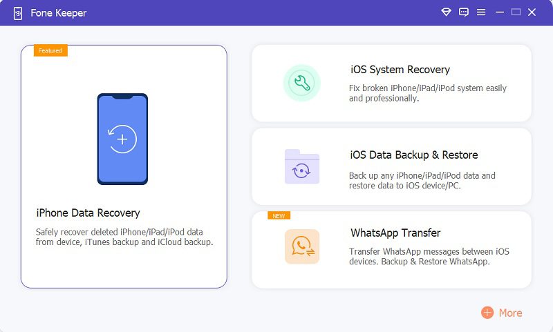 recover facetime call history solution 1 step 1