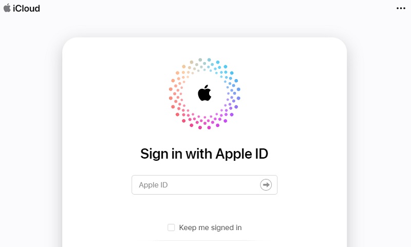 icloud.com website