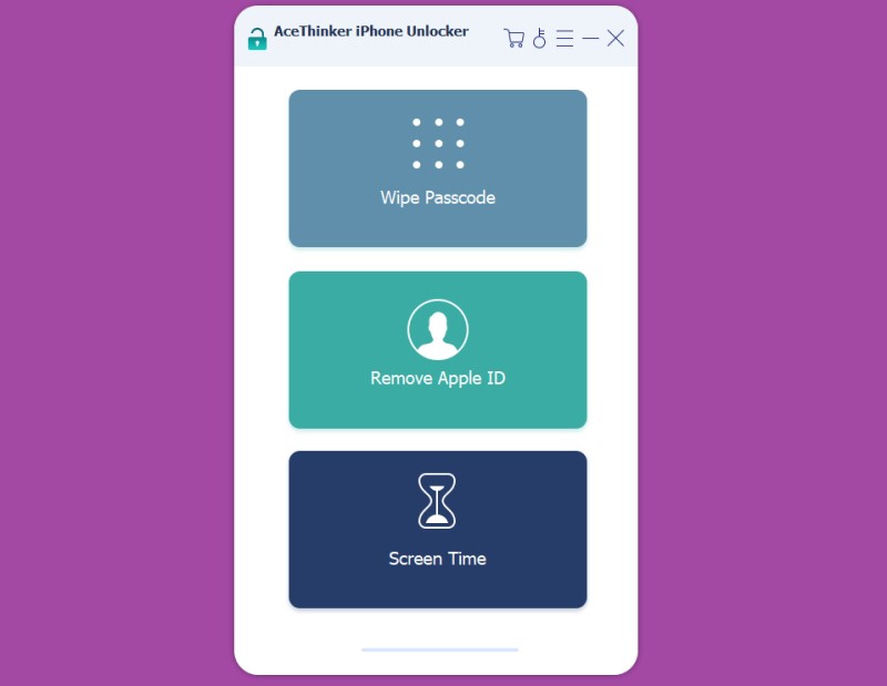 iphone unlocker interface