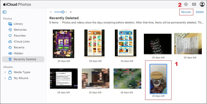 recover from icloud.com